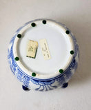 MOTHER'S DAY GIFT: BOMBAY SEASCAPE TEMPLE JAR/CHINOISERIE/Bombay decor/Blue&white decor