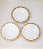 MOTHER'S DAY GIFT: CONCERTO BY MIKASA: Gold-rimmed Soup Bowls