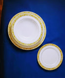 MOTHER'S DAY GIFT: CONCERTO BY MIKASA: gold-rimmed dinner plates