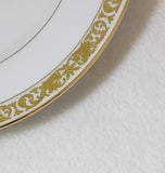 MOTHER'S DAY GIFT: CONCERTO BY MIKASA: gold-rimmed dinner plates