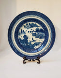 MOTHER'S DAY GIFT: MOTTAHEDEH BLUE CANTON RIM SOUP PLATE  HC106/BLUE&WHITE DINNERWARE