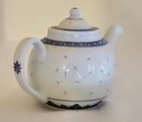 RICE PATTERN CLASSIC CHINESE TEAPOT BLUE&WHITE