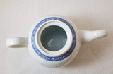 RICE PATTERN CLASSIC CHINESE TEAPOT BLUE&WHITE