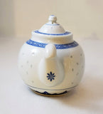 RICE PATTERN CLASSIC CHINESE TEAPOT BLUE&WHITE