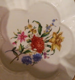 WITLEY GARDENS SCALLOPED DISH by Royal Worcester/Scalloped Gold Rim