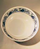MOTHER'S DAY GIFT: CHINOISERIE BOWL, LARGE 12" BLUE&WHITE, TIGER LILY PATTERN/Blue&White accent pieces