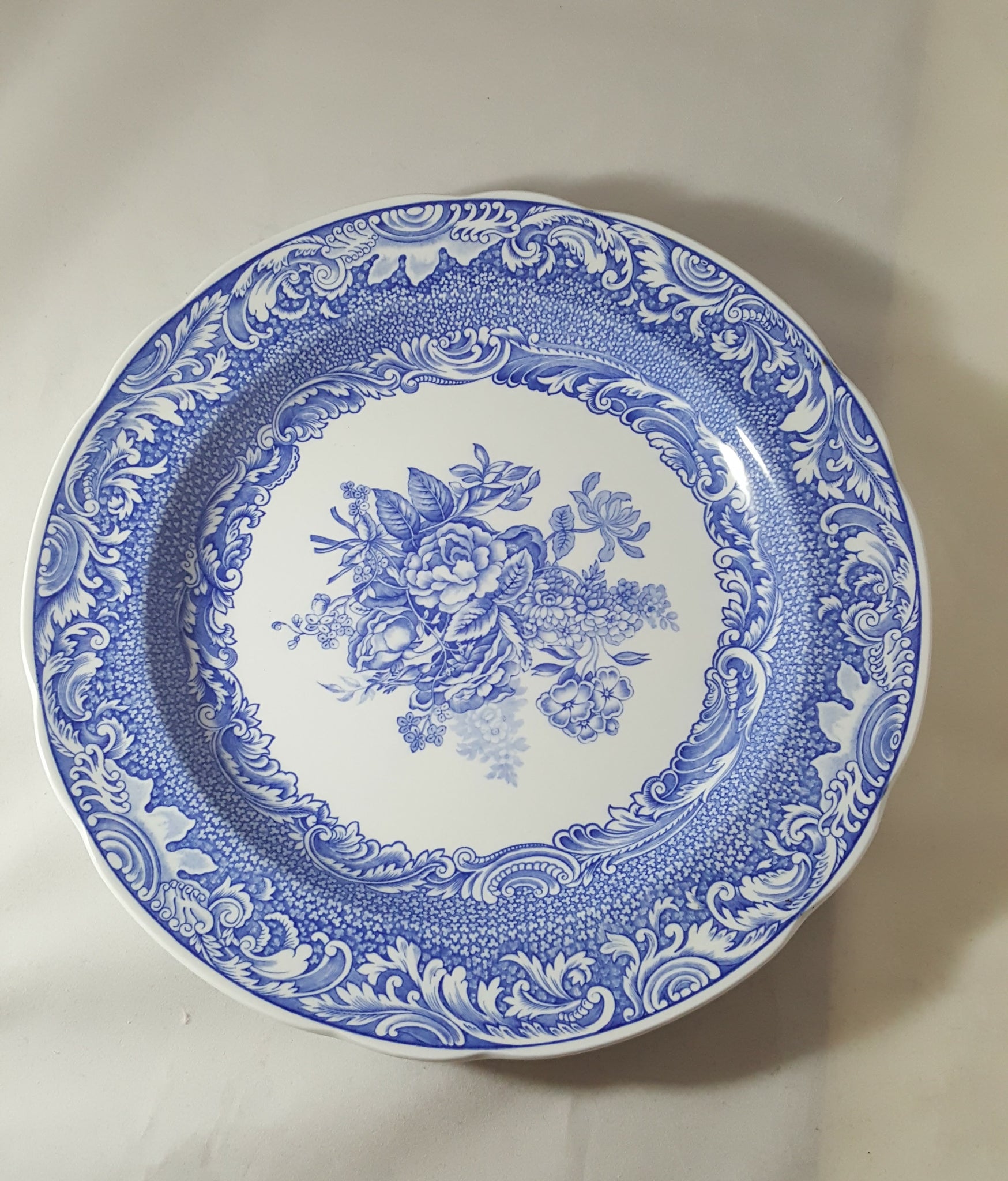 SPODE CHINA  THE SPODE BLUE ROOM COLLECTION ROD & REEL SQUARE