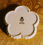 WITLEY GARDENS SCALLOPED DISH by Royal Worcester/Scalloped Gold Rim